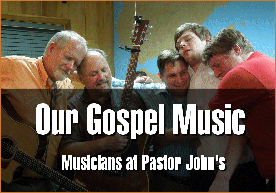 Gospel music at pastor John's house.
