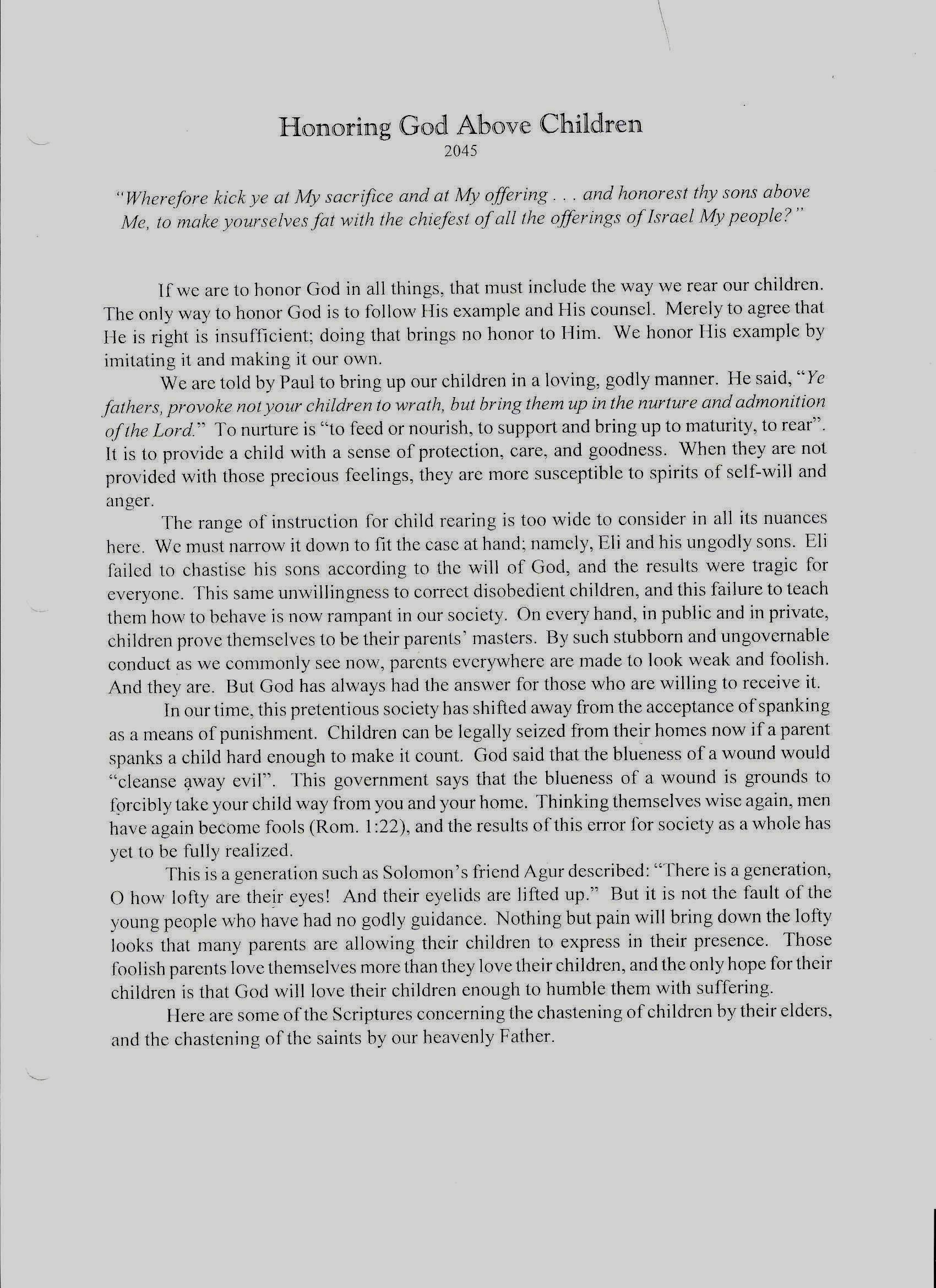 Hornoring God Above  Children pg. 1 001